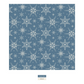 Kickee Pants Print Toddler Blanket: Parisian Blue Snowflakes
