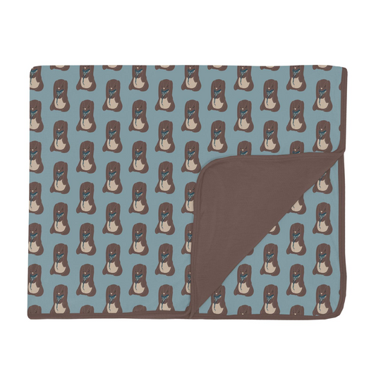 Print Toddler Blanket: Stormy Sea Velveteen Rabbit