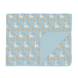 Toddler Blanket Spring Sky Feeding Ducks