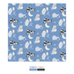 Bamboo Print Toddler Blanket: Dream Blue Hey Diddle Diddle