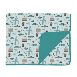 Print Toddler Blanket Fresh Air Fishing