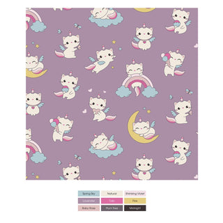 Toddler Blanket in Lavender Caticorn