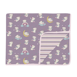 Toddler Blanket in Lavender Caticorn