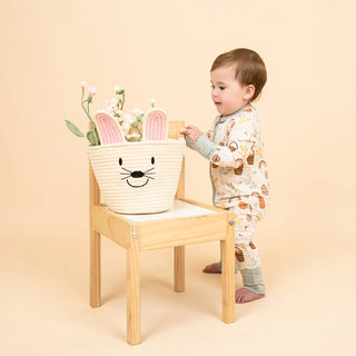 Hop To It Bamboo Easter Convertible Baby Pajamas