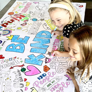 Be Kind Coloring Tablecloth