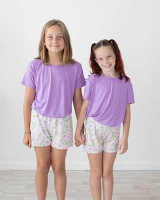 Narwhal x Slumberkins Girls Youth Short Set