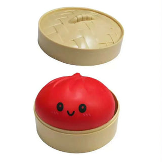 Dumpling Squishy Sensory Toy – Soft Stress Relief Fidget for Anxiety, Focus & Calm | Tactile Sensory Ball for Kids & Adults