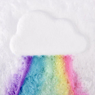 Rainbow Cloud Fizzy Bombs – Colorful Water Play Fizzers for Kids