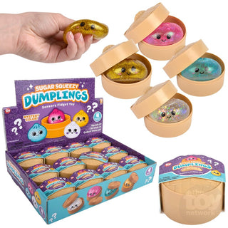 Sugar Squeezy Surprise Dumplings – Mini Blind Box Sensory Fidget Toy for Stress Relief, Focus & Collectible Fun