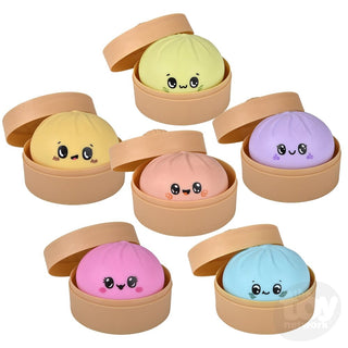 Squish & Stretch Surprise Dumplings – Blind Box Sensory Fidget Toy for Stress Relief, Focus & Sensory Play
