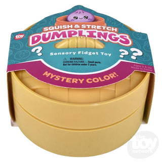 Squish & Stretch Surprise Dumplings – Blind Box Sensory Fidget Toy for Stress Relief, Focus & Sensory Play