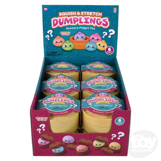 Squish & Stretch Surprise Dumplings – Blind Box Sensory Fidget Toy for Stress Relief, Focus & Sensory Play