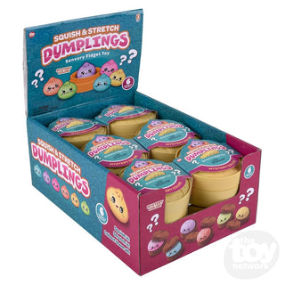 Squish & Stretch Surprise Dumplings – Blind Box Sensory Fidget Toy for Stress Relief, Focus & Sensory Play