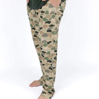 Classic Camo Relaxed Waffle Knit Bamboo Lounge Pajama Pants
