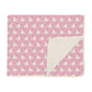 Bamboo Print Toddler Blanket: Cake Pop Swan Princess