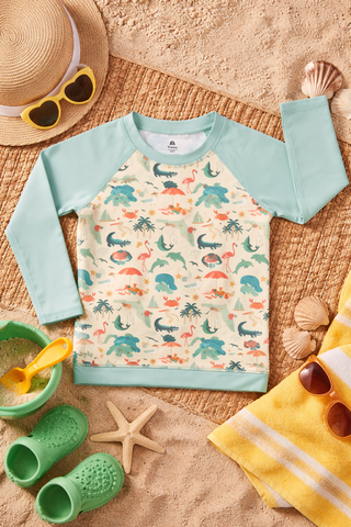 Explore Florida Long Sleeve Baseball Rash Guard Shirt