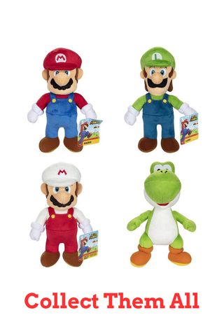 Nintendo Super Mario Core Plush – 6” Collection