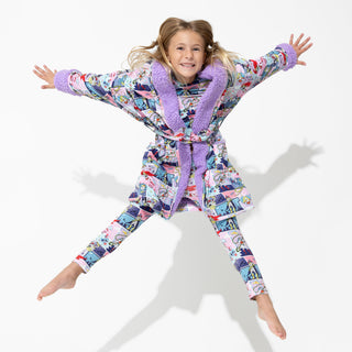 Justice League Heroines Bamboo Kids Pajamas