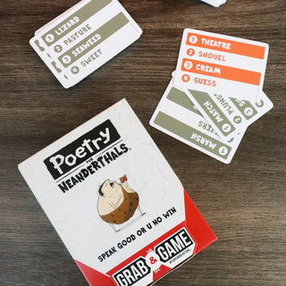 Poetry for Neanderthals®: Grab & Game Edition – The Hilarious Word Guessing Party Game for Family Game Night