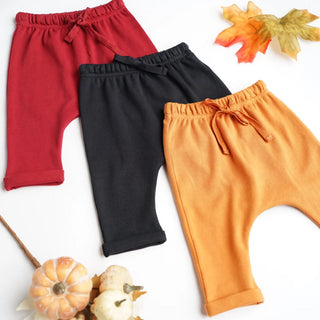 Pumpkin Cotton Baby Joggers