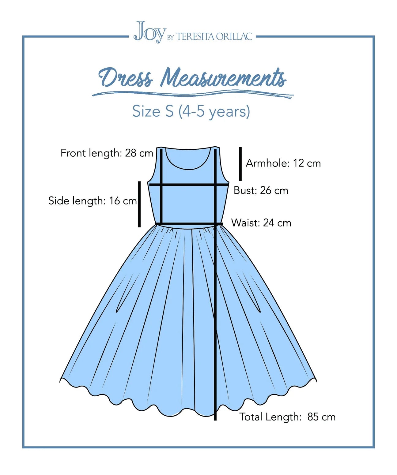 Joy by Teresita Orillac: Princess Cinderella Blue Costume Dress