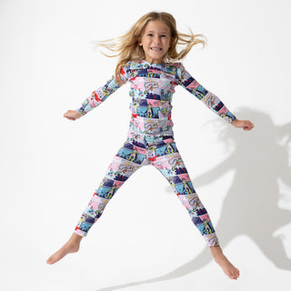 Justice League Heroines Bamboo Kids Pajamas