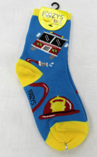 Firemen Firefighter Kids Socks