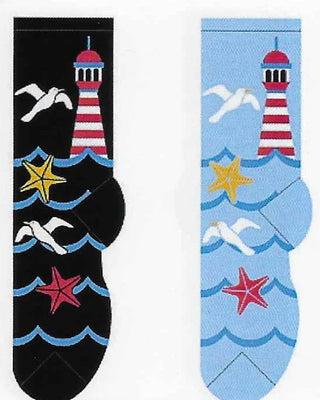 Lighthouse & Seagulls Socks