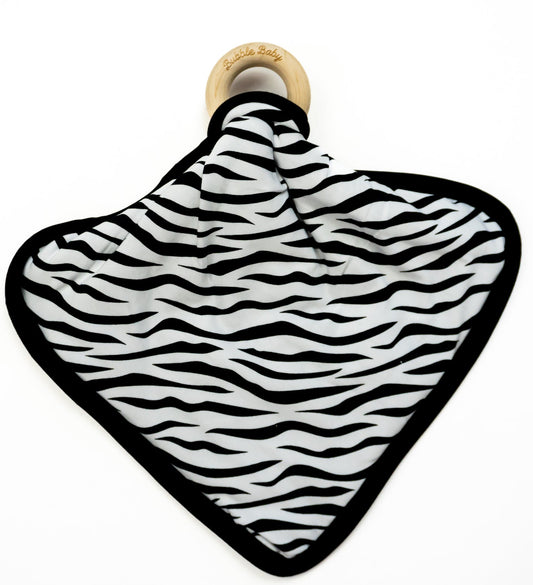 Bamboo Sprig Quilted Lovey: Stripes