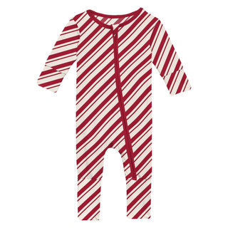 Convertible Coverall in Peppermint Stripe