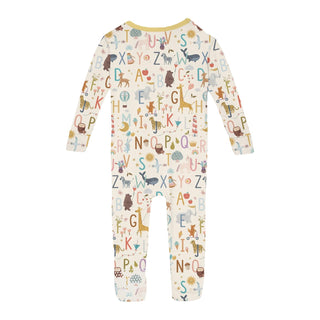 Convertible Sleeper with 2-Way Zipper in Animal Alphabet