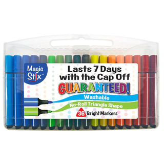 Triangular Magic Stix Markers, 36 Pack, Last 7 Days NO Cap!