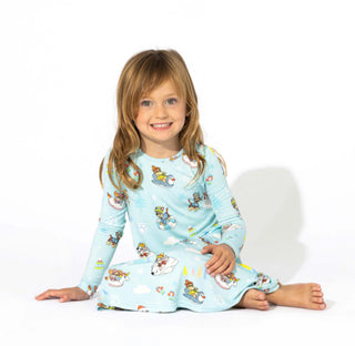 Bamboo Girls' Dress: PAW Patrol Winter