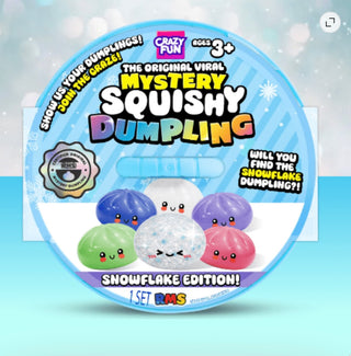 Crazy Fun RMS Mystery Squishy Dumpling – Snowflake Edition ❄️🥟