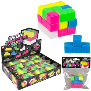 Sticky Stretch Puzzle Cube – Sensory Fidget Toy for Kids