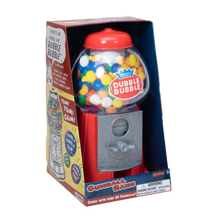 Classic Double Bubble Gumball Bank – 8.5" Candy Dispenser & Coin Bank for Kids