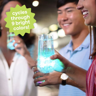 Glo Cubes Multicolored Party Cube 12 Pack