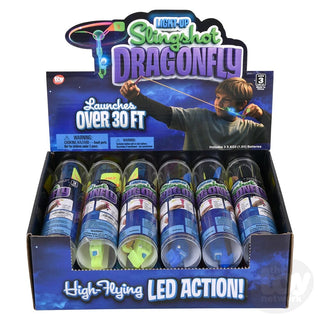 Light-Up Slingshot Dragonfly – Flying LED Launcher Toy