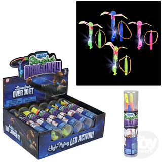 Light-Up Slingshot Dragonfly – Flying LED Launcher Toy