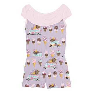 Print Summer Romper Thistle Ice Cream Truck