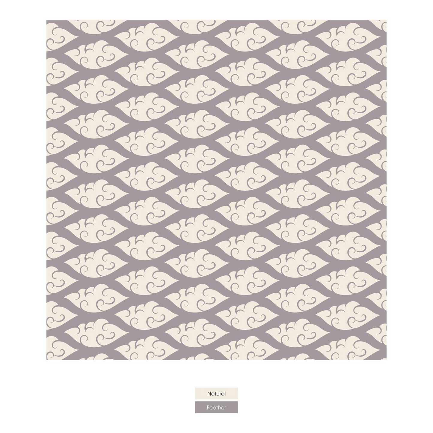 Bamboo Print Ruffle Toddler Blanket: Feather Cloudy Sea