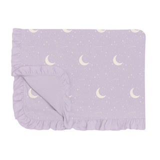 Print Ruffle Toddler Blanket Thistle Starry Sky & Moon