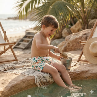 Explore Florida Boys Swim Trunks