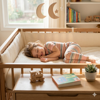 Sunset Stripe Two-Piece Bamboo Short Sleeve Pajama Kids Pants Set