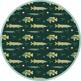 Gone Fishing Relaxed Bamboo Lounge Pajama Pants