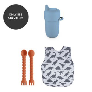 Grey Dino Feeding Bundle