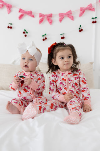 Sweet Cherry Love Bamboo Convertible Romper