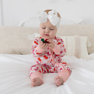 Sweet Cherry Love Bamboo Convertible Romper