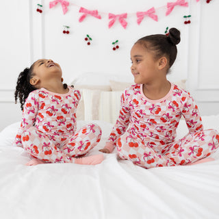 Sweet Cherry Love Long Sleeve Pajama Set