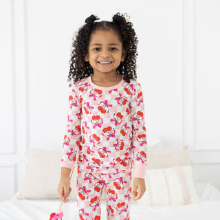 Sweet Cherry Love Long Sleeve Pajama Set